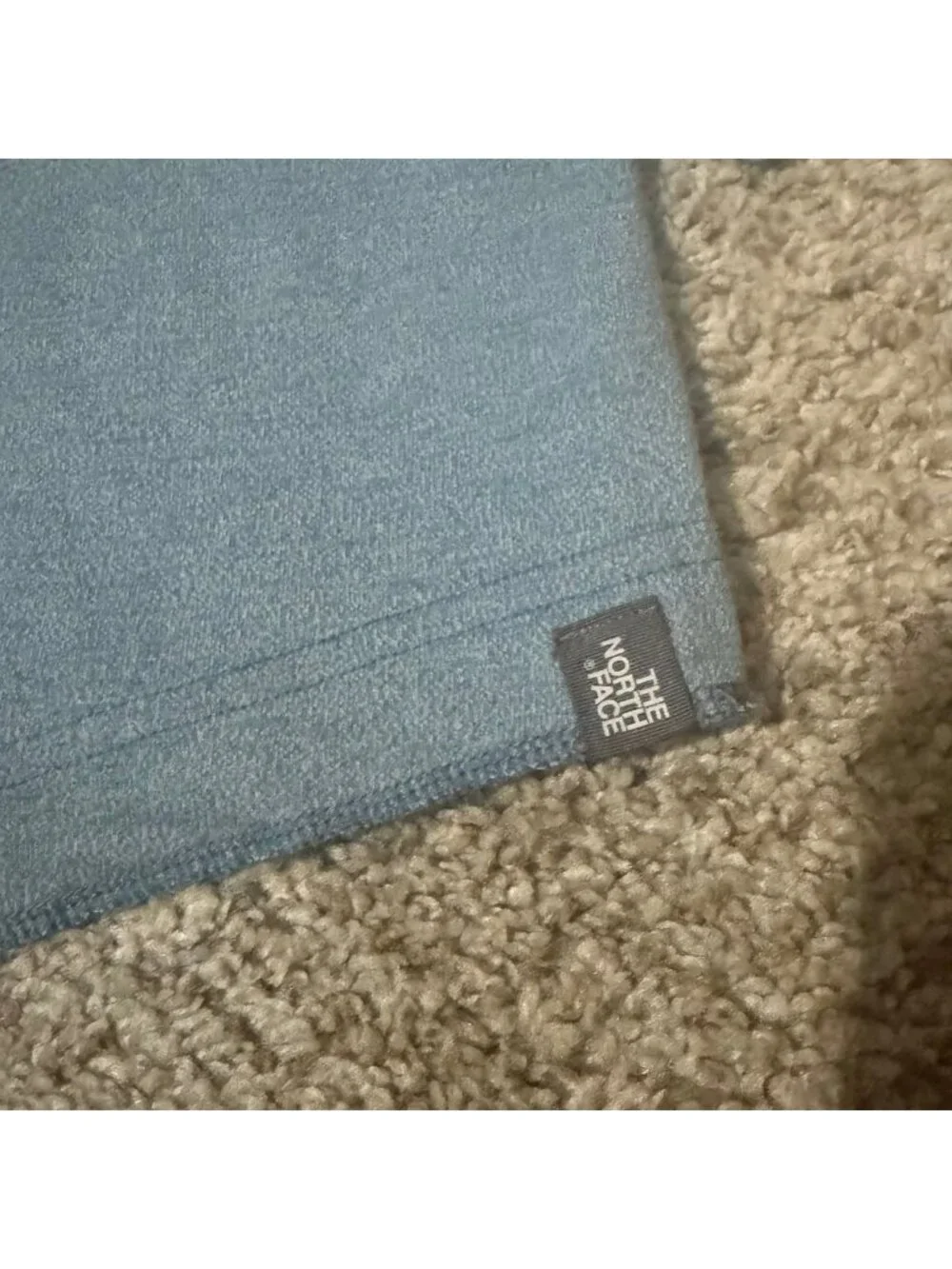 The North Face Shirt Men's XL Blue Long Sleeve Henley Raglan Chest Pocket